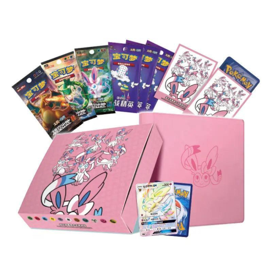 Pokémon TCG: Sylveon GX Gift Box (Wersja Chińska)